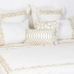 FLORAL EMBROIDERED DUVET COVER SET 7 PCS (350 TC)